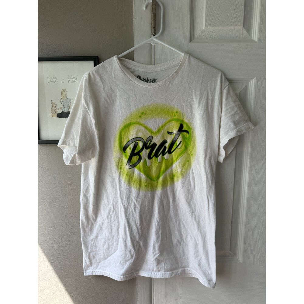 Charli XCX Brat Airbrush Tshirt